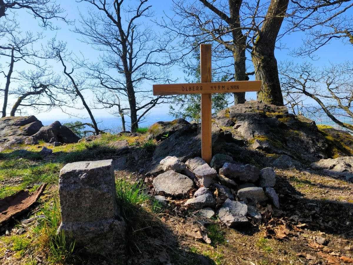 Gipfelkreuz auf dem Ölberg bei Schriesheim