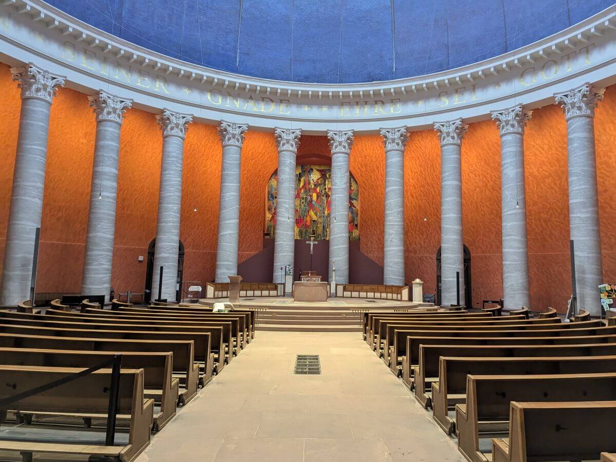 Die St.Ludwigskirche Darmstadt - auch als Kuppelkirche oder Käsglock bekann
