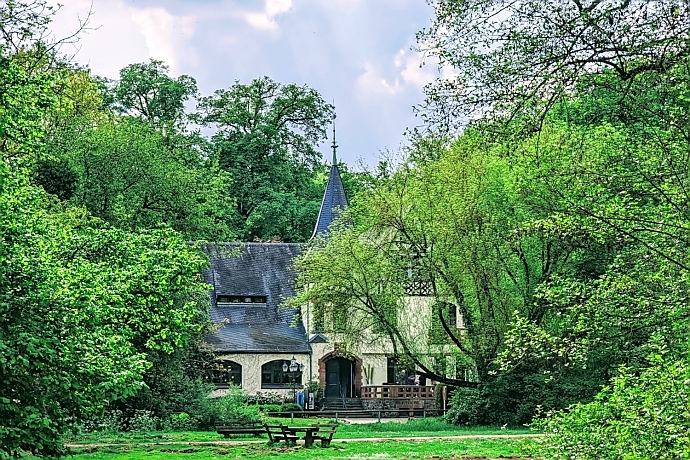 usflugslokal Oberwaldhaus am Steinbrücker Teich – Biergarten und Erholung in Darmstadt