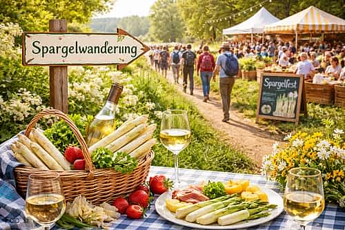 Lampertheim: Spargelwanderung und Spargelfest