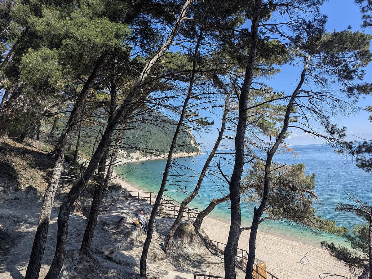 Sirolo Strand San Michele Kiesstrand Adria Conero Riviera