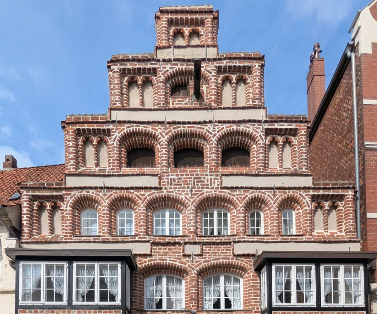 Aufwendiges Backsteinhaus in  der Lüneburger Innenstadt
