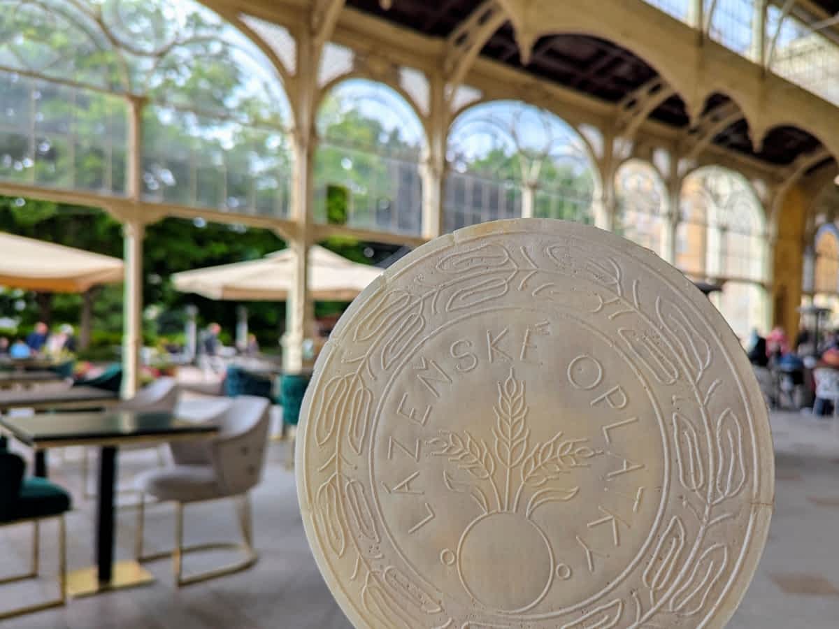 Warme Oblaten, typisch für Marienbad